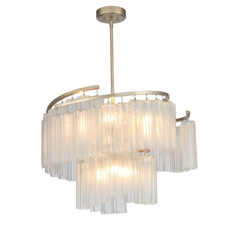 Maxim Lighting Victoria 9 Light Pendant, Golden Silver