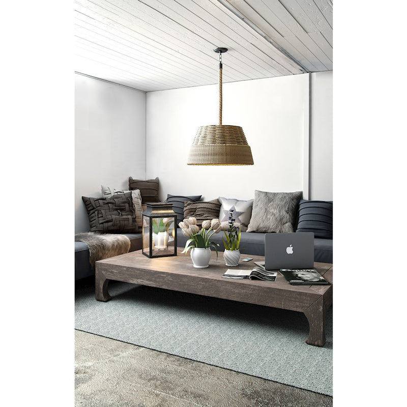 Maxim Olde World 1-Light Pendant, Light Brown