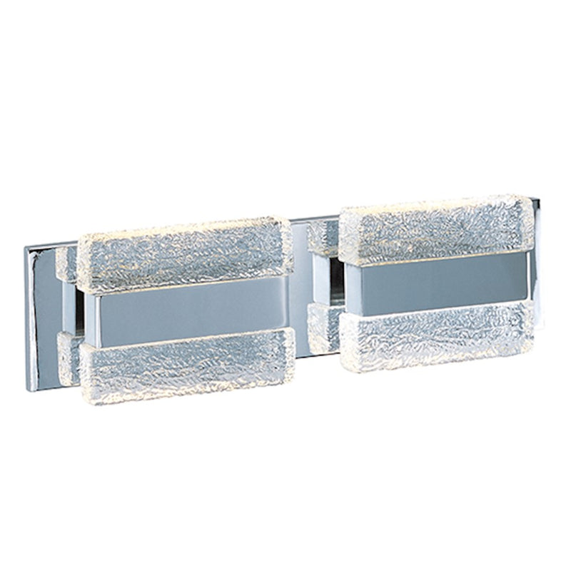 Maxim Ice 4-Light Bath Vanity, Polished Chrome