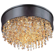 Maxim Mystic 11-Light Flush Mount, Bronze