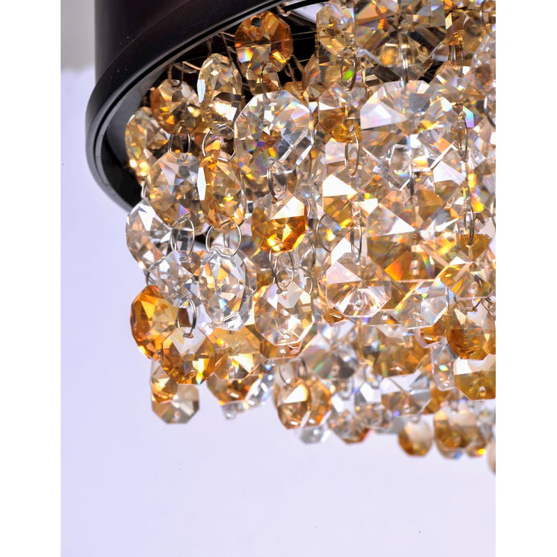 Maxim Mystic 11-Light Flush Mount, Bronze