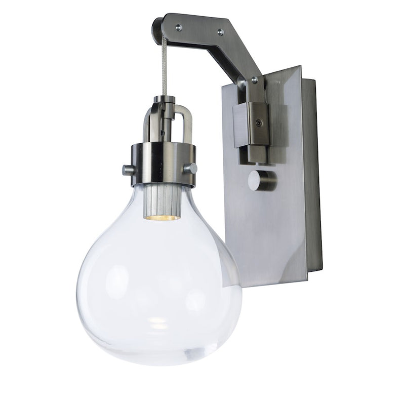 Maxim Lighting 12.75' x 6' Kinetic LED 1 Lt Wall Sconce, Nickel