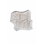 Maxim Lighting Swizzle 12-Light Flush Mount in Polished Chrome