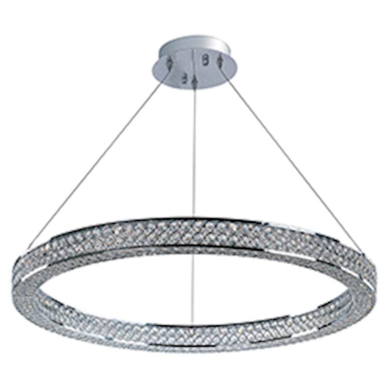 Maxim Eternity LED 3-Light Pendant, Polished Chrome