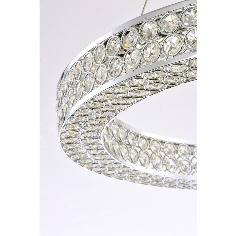 Maxim Eternity LED 3-Light Pendant, Polished Chrome