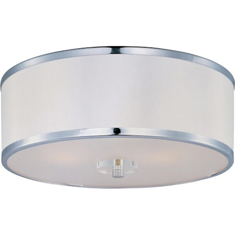 Maxim Metro 3-Light Flush Mount Polished Chrome