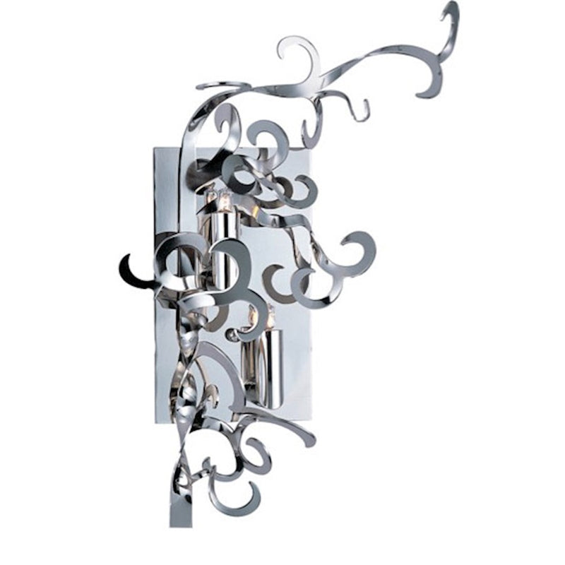 Maxim Lighting Tempest 2-Light Wall Sconce in Polished Nickel