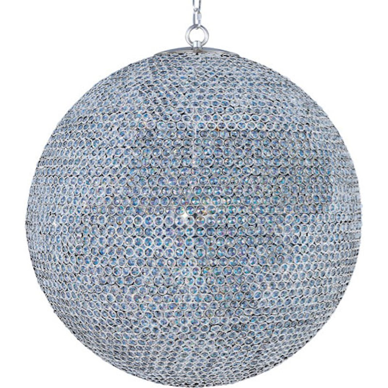Maxim Lighting Glimmer 18-Light Chandelier Plated Silver