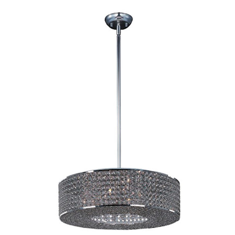 Maxim Lighting Glimmer 6-Light Pendant in Plated Silver