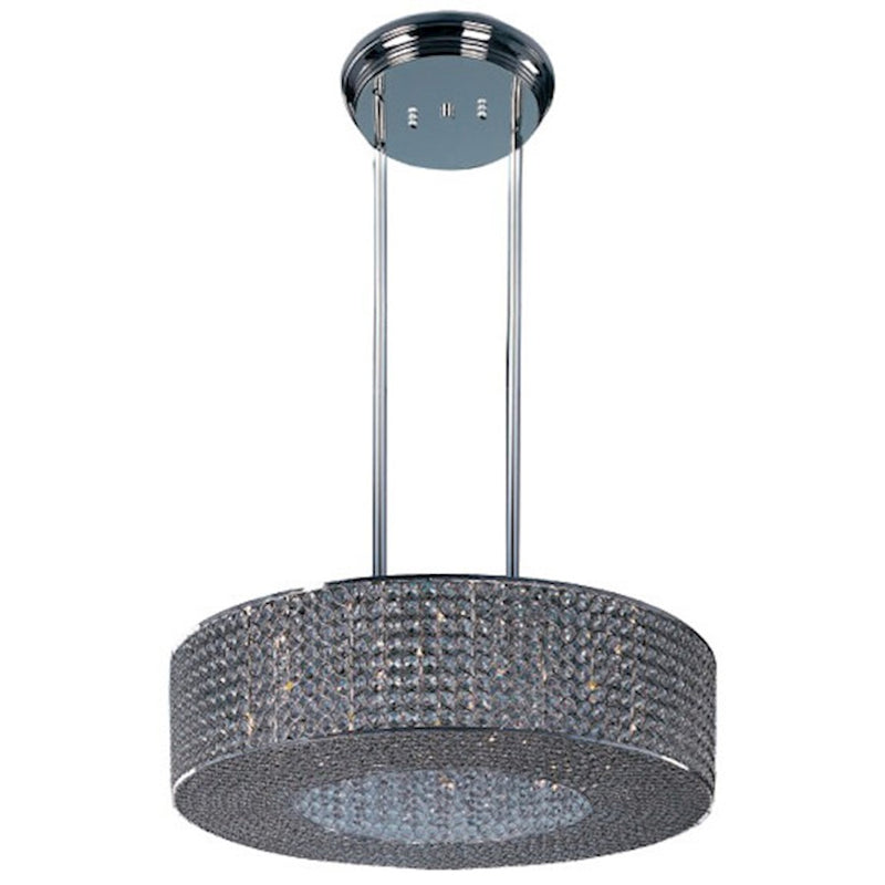 Maxim Lighting Glimmer 16-Light Pendant in Plated Silver