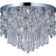 Maxim Lighting Jewel 12-Light Flush Mount Polished Chrome