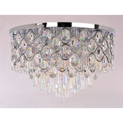 Maxim Lighting Jewel 12-Light Flush Mount Polished Chrome