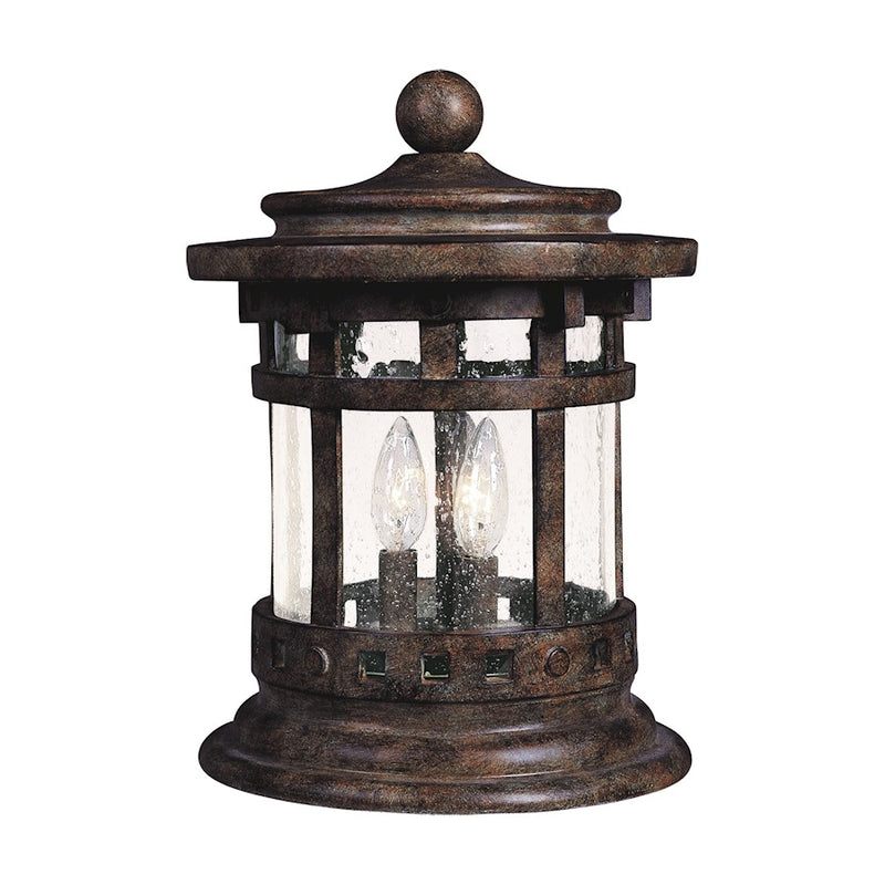 Maxim Santa Barbara VX 3-Light Outdoor Deck Lantern Sienna