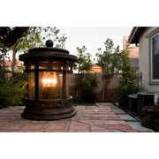 Maxim Santa Barbara VX 3-Light Outdoor Deck Lantern Sienna