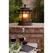 Maxim Santa Barbara VX 3-Light Outdoor Deck Lantern Sienna