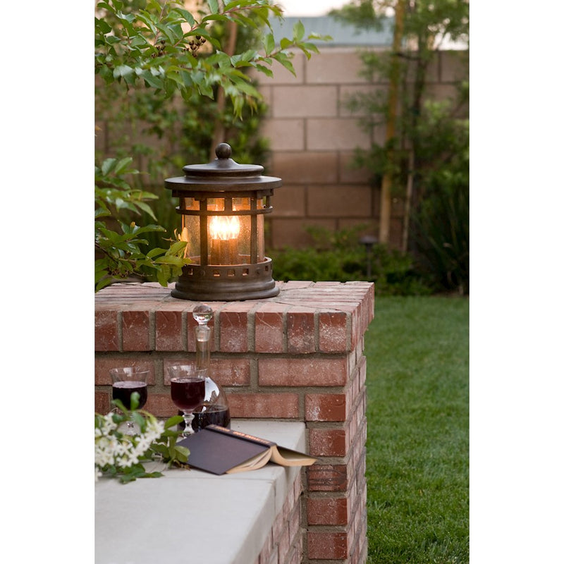 Maxim Santa Barbara VX 3-Light Outdoor Deck Lantern Sienna
