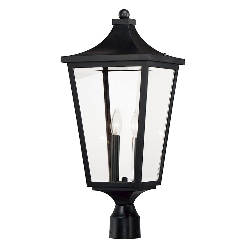 Maxim Lighting Sutton Place Vx 2 Light Outdoor Post Lantern, Black