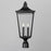 Maxim Lighting Sutton Place Vx 2 Light Outdoor Post Lantern, Black