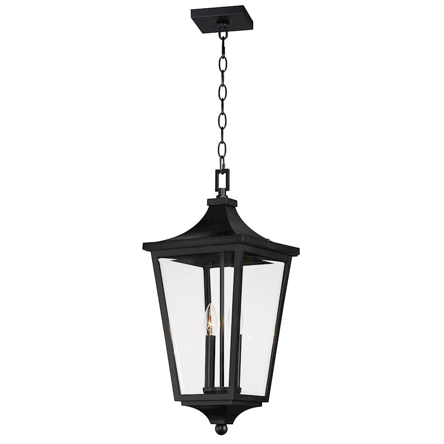 Maxim Lighting Sutton Place Vx 2 Light Outdoor Hanging Lantern, Black