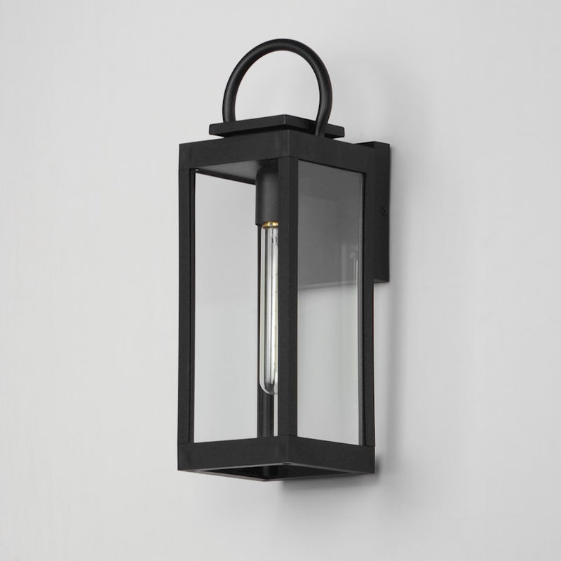Maxim Lighting Nassau VX 1 Light Med. Outdoor Wall Lantern, BK/Clear