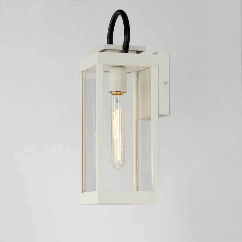 Maxim Lighting Nassau VX 1 Light Med. Outdoor Wall Lantern, WH/BK