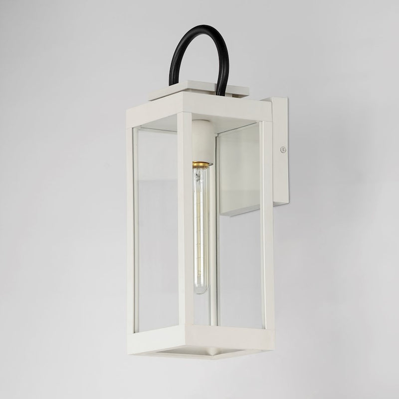 Maxim Lighting Nassau VX 1 Light Med. Outdoor Wall Lantern, WH/BK