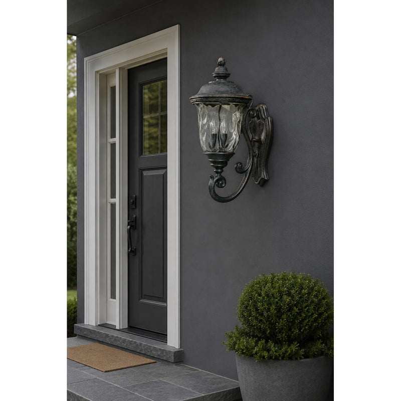 Maxim Carriage House VX 3-Light Outdoor Wall Lantern Bronze -40424WGOB