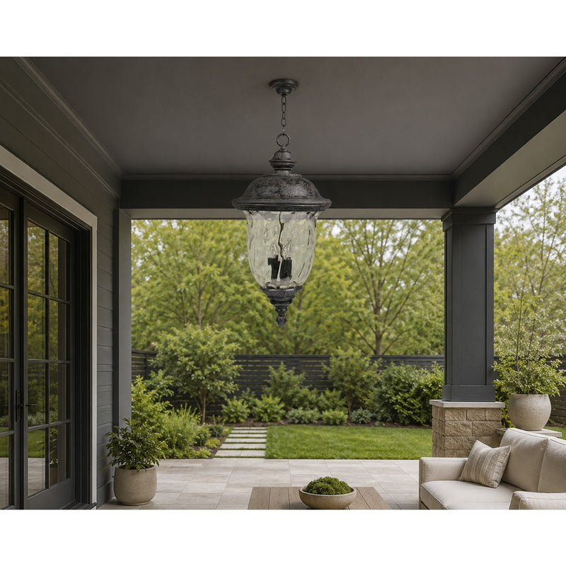 Maxim Carriage House VX 3-Light Outdoor Hanging Lantern Bronze