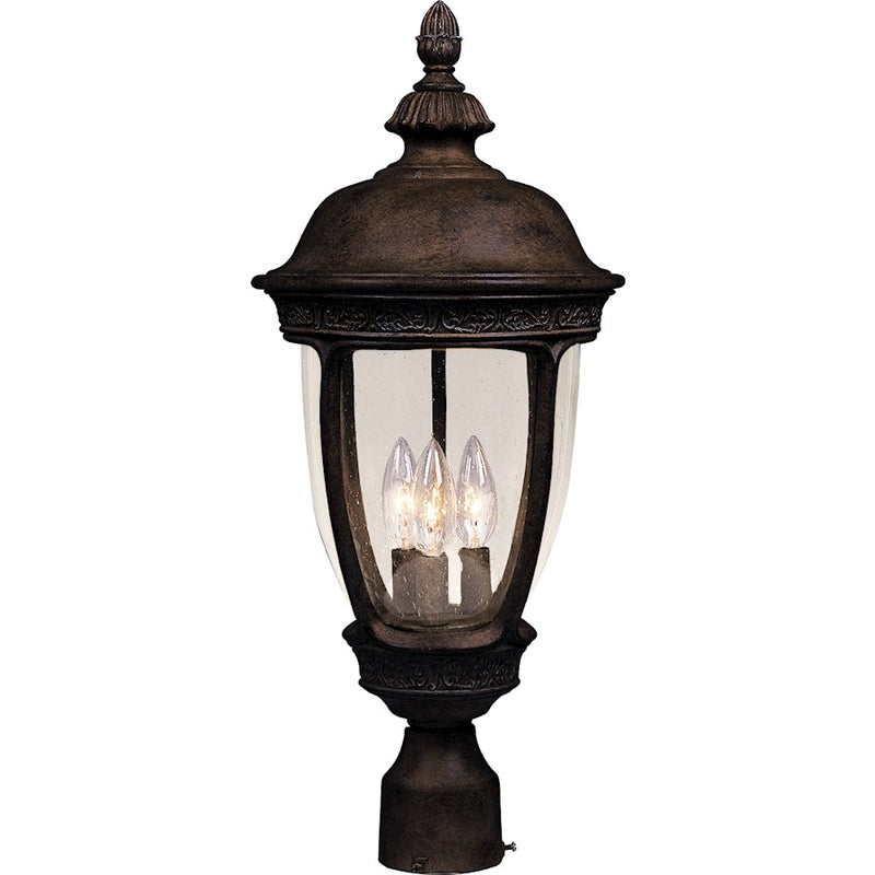 Maxim Knob Hill VX 3-Light Outdoor Post Lantern Sienna