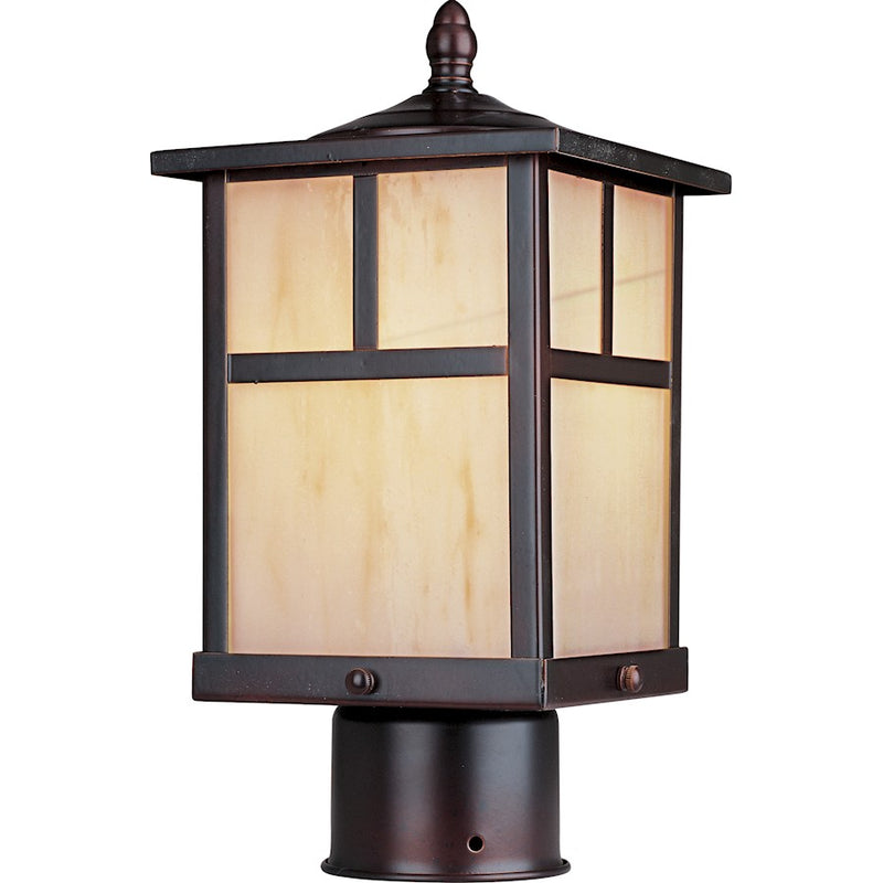 Maxim Coldwater 1-LT Outdoor Pole/Post Lantern Burnished