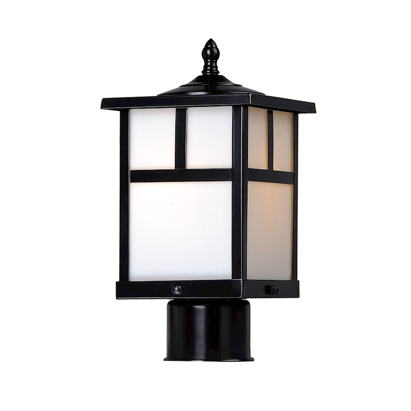Maxim Lighting Coldwater 1-Light Outdoor Pole/Post Lantern, Black