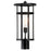 Maxim Lighting Clyde Vx 1 Light Post Lantern, Black/Clear