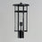 Maxim Lighting Clyde Vx 1 Light Post Lantern, Black/Clear