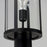 Maxim Lighting Clyde Vx 1 Light Post Lantern, Black/Clear