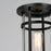 Maxim Lighting Clyde Vx 1 Light Post Lantern, Black/Clear