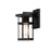 Maxim Lighting Clyde Vx 1 Light Outdoor Wall Sconce, Black/Clear