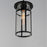 Maxim Lighting Clyde Vx 1 Light Outdoor Hanging Pendant, Black/Clear