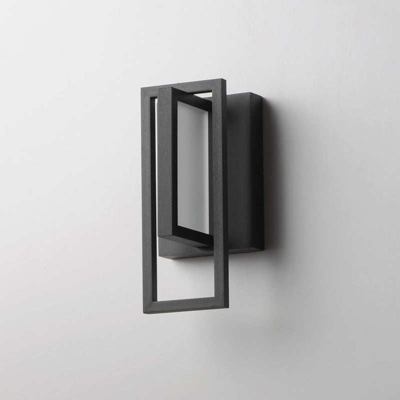 Maxim Lighting Formation VX 1 Light 10" Outdoor Wall Mount, Black