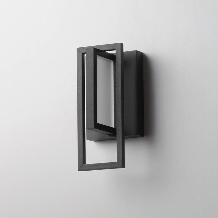 Maxim Lighting Formation VX 1 Light 10" Outdoor Wall Mount, Black