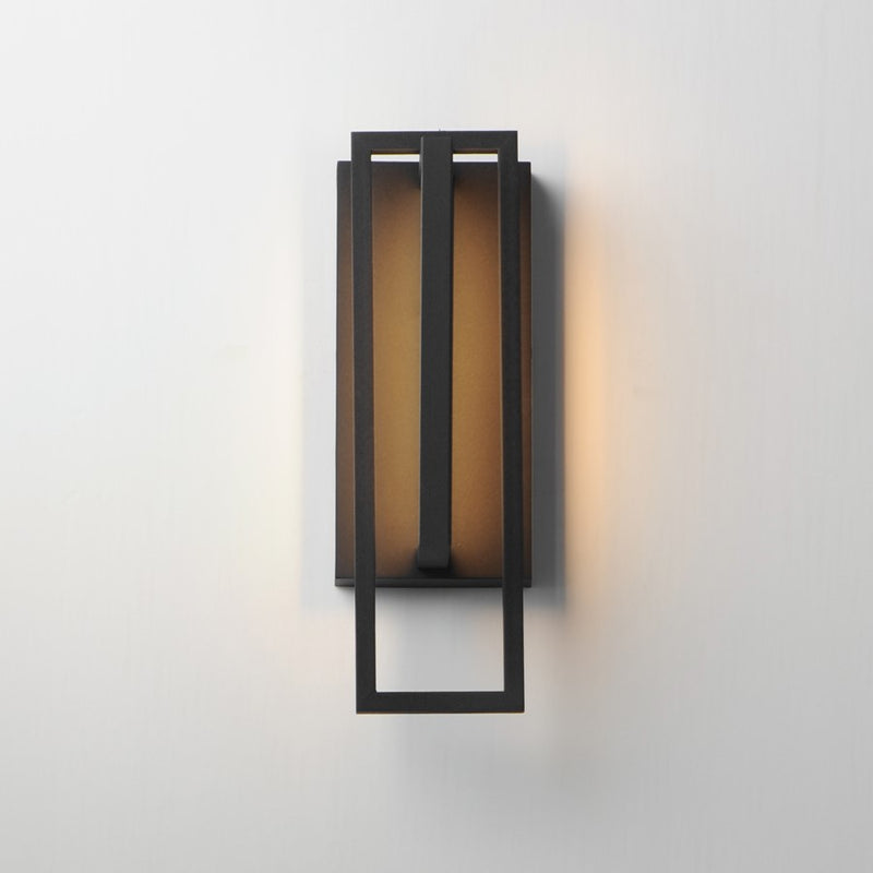Maxim Lighting Formation VX 1 Light 14" Outdoor Wall Mount, Black