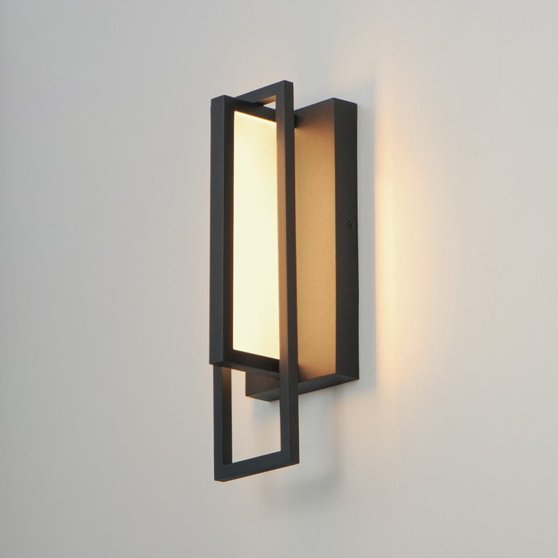 Maxim Lighting Formation VX 1 Light 14" Outdoor Wall Mount, Black
