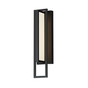 Maxim Lighting Formation VX 1 Light 18" Outdoor Wall Mount, Black - 40654BK
