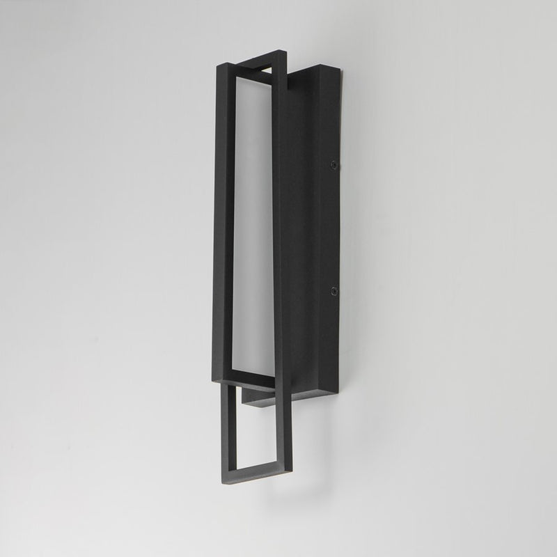 Maxim Lighting Formation VX 1 Light 18" Outdoor Wall Mount, Black