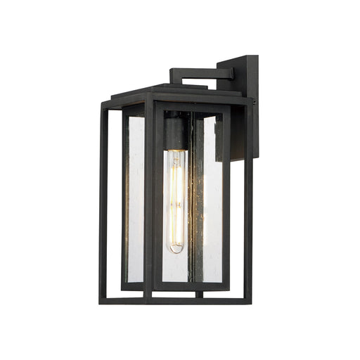 Maxim Lighting Cabana VX 1Lt Medium Outdoor Wall Sconce, Black/Seedy