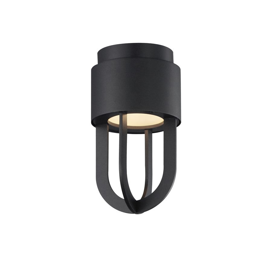 Maxim Lighting Quayside VX 1 Light Outdoor Flush Mount, Black - 40680BK
