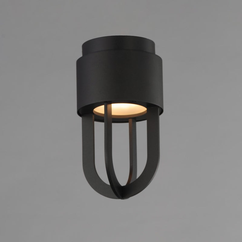 Maxim Lighting Quayside VX 1 Light Outdoor Flush Mount, Black