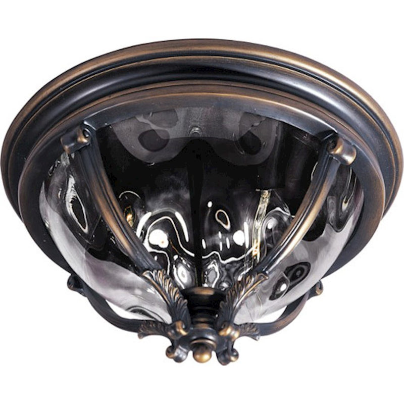 Maxim Camden 3-Light Outdoor Ceiling Mount Golden Bronze