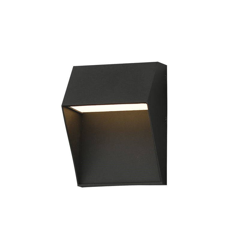 Maxim Lighting Cliffsedge VX 1 Light 8" Outdoor Wall Mount, Black
