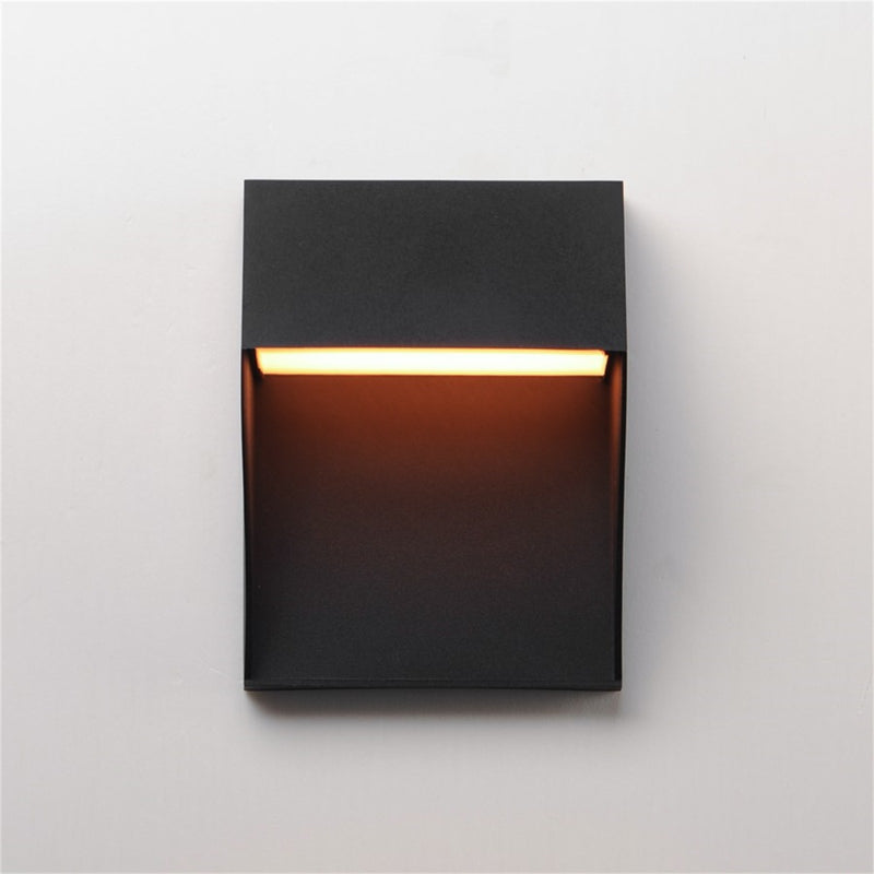 Maxim Lighting Cliffsedge VX 1 Light 8" Outdoor Wall Mount, Black
