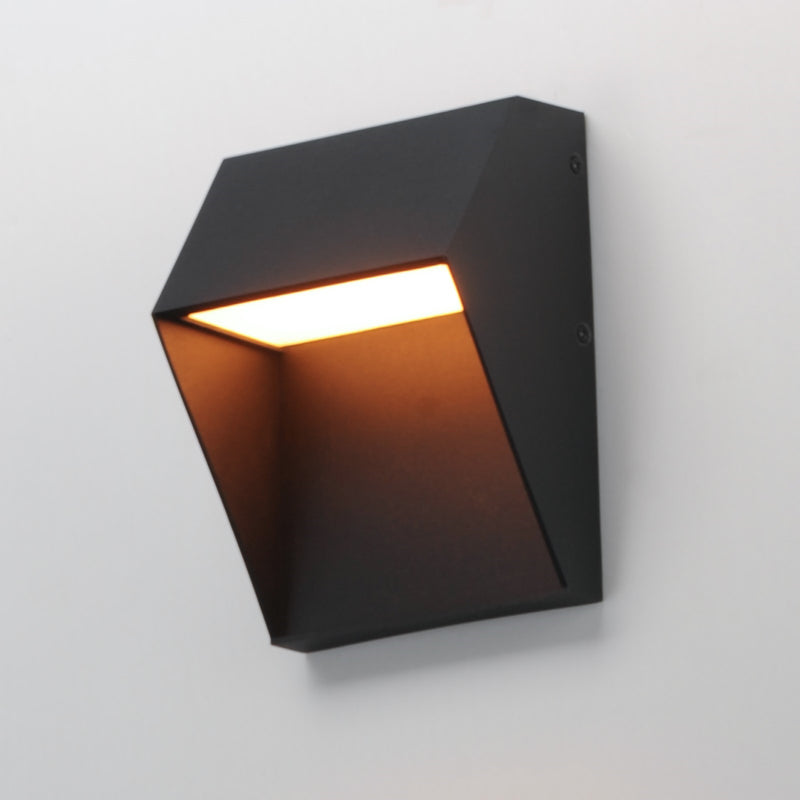 Maxim Lighting Cliffsedge VX 1 Light 8" Outdoor Wall Mount, Black